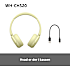 Sony WH-CH520 trådløse on-ear høretelefoner - gul