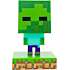 Minecraft Zombie lampe - grøn