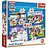 Paw Patrol puslespil 4i1 - 35, 48, 54 og 70 brikker