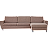 Urban 3D XL vendbar sofa med chaiselong - taupe