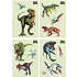 Dino World gel stickers – flere varianter – assorteret