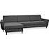 Urban 3D XL vendbar sofa med chaiselong - antracit