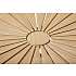 Kerteminde teak - nonwood cafébord Ø80 cm, hvidt stel