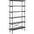 Angus reol med 5 hylder - sort