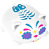 Needoh Sugar Skull Cats legetøj – flere varianter - assorteret