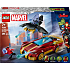 LEGO Marvel Iron Man-bil og Black Panther mod Red Hulk 76310