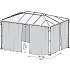Palram - Canopia Martinique 4300 myggenet til havepavillon