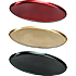 Julefryd ovalt plastfad 28,5x17,5 cm - flere varianter - assorteret
