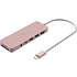 J5 USB-C multi adapter - lyserød