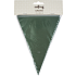 Salling guirlande med vimpelflag L: 4 meter - Grøn