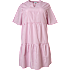 VRS dame stribet kjole str. 50 - rosa