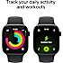 Apple Watch S11 (2025) GPS 42 mm - Jet Black Aluminium - Black Sport Band M/L