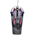 Halloween tumbler m/sugerør & motiv 550 ml - flere varianter - assorteret