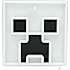 Minecraft Creeper LED neon væglampe - grøn