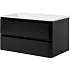 NORTIQ Miami badmøbel med vask - mat sort