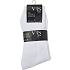 VRS herre 3-pak tennisstrømper str. 39/41 - hvid