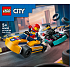 LEGO City Gokarts og racerkørere 60400
