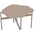 Markly loungestole m/hynder og bord - natur