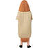 Hotdog kostume - str. 140 cm