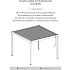 Matterhorn pergola 306x306 cm - antracit