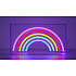Regnbue neonskilt - multifarvet