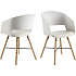 Luna spisebordsstol - hvid
