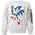 Sonic sweatbluse str. 98/104 - grå
