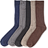 VRS herre 5-pak strømper str. 43/46 - multifarvet