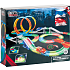 Car Mania selvlysende double loop racerbane