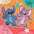 Disney Stitch puslespil - 3x49 brikker