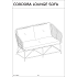 Cordoba loungesofa m. hynder