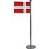 Bordflag med stålfod H: 40 cm  - Dannebrog