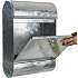 Allux postkasse model 9000 - varmt/zink galvaniseret