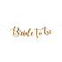 Banner "Bride to be" 80x19 cm - guldfarvet