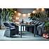 Lakewood nonwood 229x95 cm bord med 6 Albany stole - sort