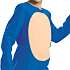 Sonic Movie kostume 7-8 år