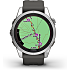 Garmin Fenix 7s Pro Solar 42 mm sportsur- grå