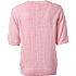 VRS dame pointelle top str. S - rosa