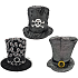 Halloween høj hat- assorteret