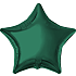 Salling folieballon stjerne Ø: 45 cm - grøn