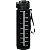 Motiavationsflaske mat sort - 1 liter
