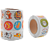Danpen Junior stickers på rulle - 8 assorteret designs
