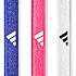Adidas hårbånd 3-pak - hvid, pink og blå