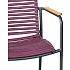 Mood Compact stol - antracit/plum/teak