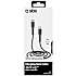 SBS USB-C til lightning-kabel 1 meter - sort