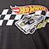 Hot Wheels T-shirt str. 110/116 - sort