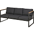 Ohio 3-personers loungesofa - Antracit