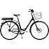 SCO Premium E-Fresh elcykel 28" 13AH - sort