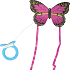 Scoop mini butterfly kite