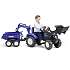 Falk Toys New Holland renderaver med vogn